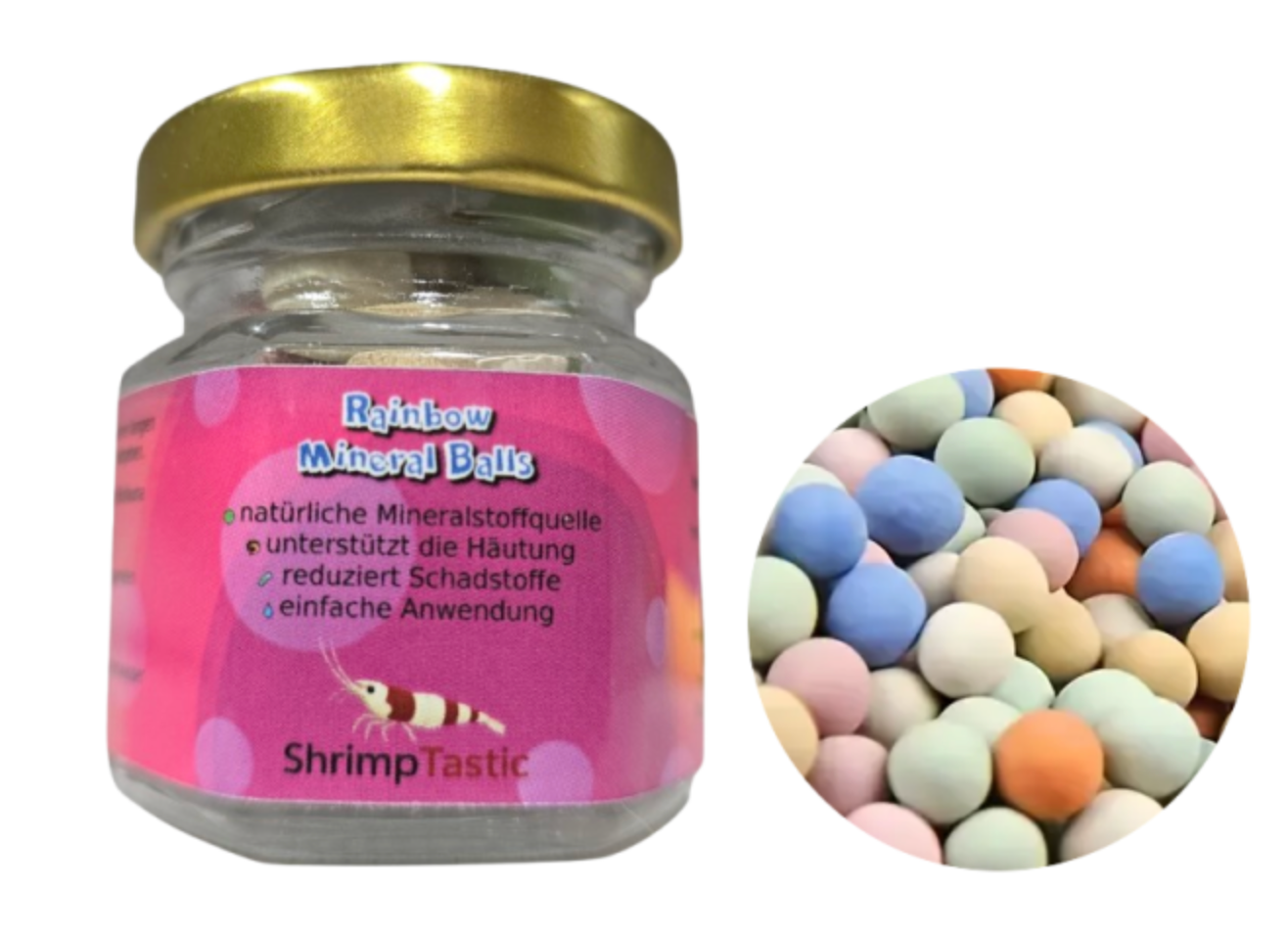 Rainbow Mineral Balls (30 Stück)