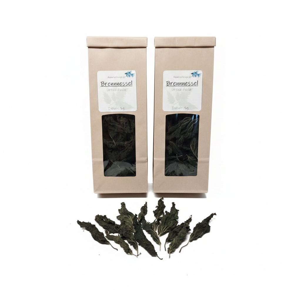 Brennnessel – Naturfutter für Garnelen, Krebse, Schnecken und Welse